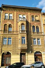 Buildings at Teleki László tér square in Budapest