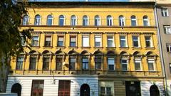 Buildings at Teleki László Square in Budapest