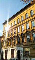 Teleki László tér buildings in Budapest