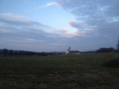 Kloster Grauhof monastery building at sunset viewed from west