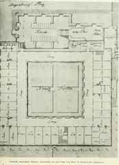 Architectural floor plan of Kloster Grauhof monastery from 1804