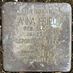 Stolperstein Dedicated To Anna Fried