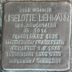 Stolperstein Dedicated To Liselotte Lehmann