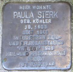 Stolperstein Dedicated To Paula Sterk