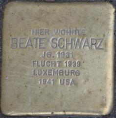 Stolperstein Dedicated To Beate Schwarz