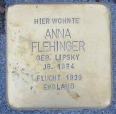 Stolperstein Dedicated To Anna Flehinger