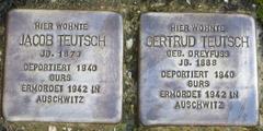 Stolperstein Dedicated To Jacob Teutsch