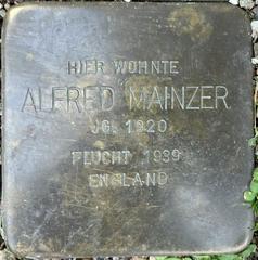Stolperstein Dedicated To Alfred Mainzer