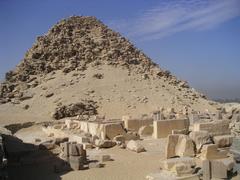 Pyramid of Sahure at Abusir in Egypt