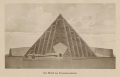 Diagram of Pyramid Core by Ludwig Borchardt
