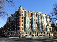 Charlesgate Hotel building located at 531-535 Beacon Street, Boston, Massachusetts, USA