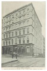 Historic Mercantile Real-Estate Company's Building at 115 and 117 Worth Street corner of Elm Street New York City 1893