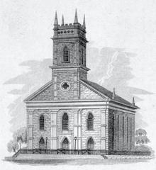 Christ Church at 79 Anthony (now Worth) Street in New York City