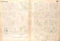 Historical map of New York City, Plate 28 from Perris Maps of the City of New-York Volume 3 published in 1853