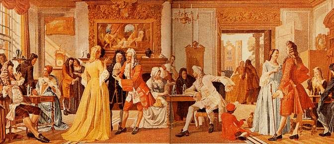 White's Chocolate House historic building in London c1708