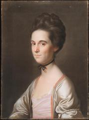 Portrait of Elizabeth Apthorpe Mrs. James McEvers in 18th century formal attire