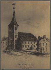 Old North Church in North Square Boston historic building