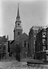 Paul Revere Mall and Christ Church at 193 Salem Street Boston 1941