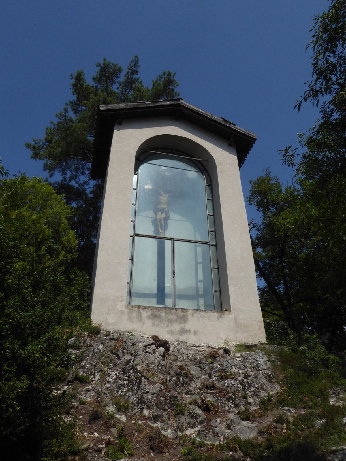 Tabernacolo Del Crocifisso votive chapel in Trento Italy