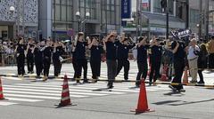 Parade at Akabane Baka Matsuri in Japan
