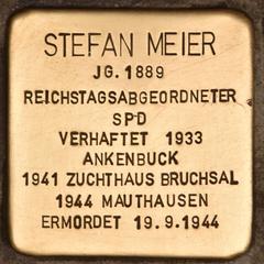 Stolperstein Dedicated To Stefan Meier
