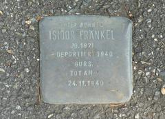 Stolperstein Dedicated To Isidor Fränkel