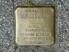 Stolperstein Dedicated To Alfred Wilhelm R. Algner