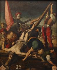Martirio de san Pedro oil painting depicting the martyrdom of Saint Peter