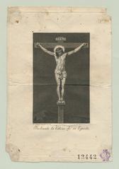 Christ crucified according to Velázquez by Vicente Peleguer