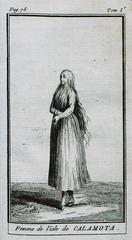 Woman from the Isle of Calamota dressed in 18th-century attire
