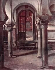 Capilla del Cristo de la Luz in Toledo painted by Peláez