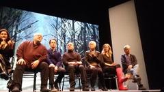 Post-show meeting of actors and actresses from Les diaboliques play in Montreal