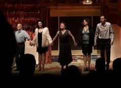 Anick Lemay, Tammy Verge, Marie-Chantal Perron, Steve Laplante, and Marc Legault at Rideau-Vert Theatre in Montreal