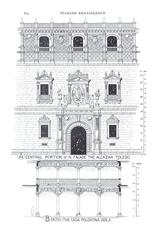 Alcázar of Toledo Spanish Renaissance architecture detailed view