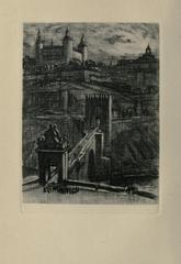Illustration from Castilian Days showing traditional 1903 Spanish scene