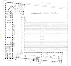 Floor plan of Windsor Street Station, Canadian Pacific Railway, Montreal