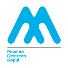 Logo of National Museum in Wrocław featuring a stylized red letter 'M' with a crown above it