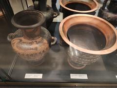 Ancient decorated pottery from Medelhavsmuseet museum