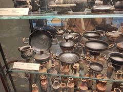 5th-century BC Greek black-glazed pottery from Medelhavsmuseet