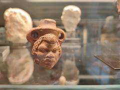 Small ancient clay container from Medelhavsmuseet