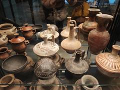 Ancient pottery artifacts from Medelhavsmuseet