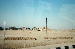 Luxor King's Valley archaeological site with ancient tombs and desert landscape