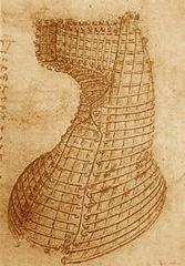 Casting diagram of Francesco Sforza monument by Leonardo da Vinci