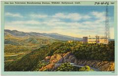 Don Lee Broadcasting Station W6XAO in Hollywood California vintage postcard