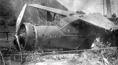 Wrecked Bellance Aircruiser airplane