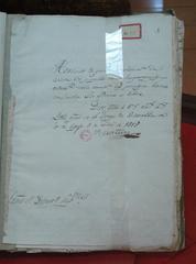 Historical letter from José de San Martin to Bernardo O'Higgins announcing victory in the Battle of Maipú and the independence of Chile, dated April 5, 1818