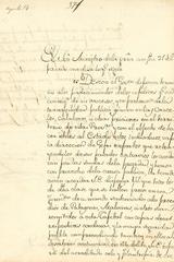 Historical letter by Jose de San Martin requesting prisoners from the Malvinas Islands for Crossing of the Andes in 1816