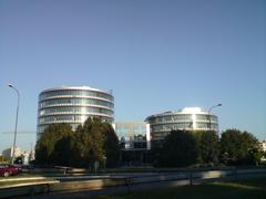 Administrative center building in Petržalka, Bratislava