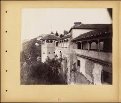 Historic scene of Gibraltar, Ronda, and Granada from albumen print photographs in Tupper Scrapbook Collection
