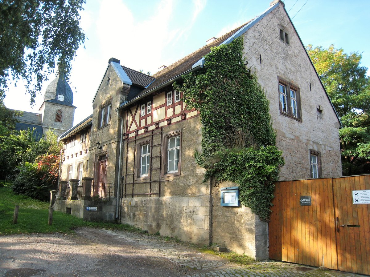 Parsonage house in Niedergrunstedt, Weimar, Germany